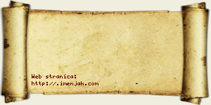 Isidor Karadžić vizit kartica